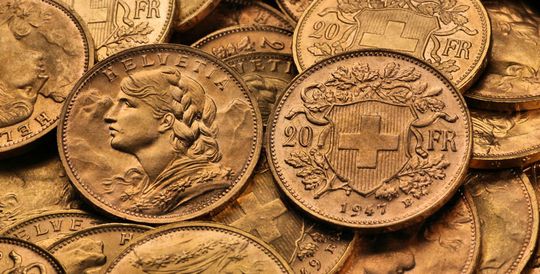 Schweizer Goldvreneli Münzen